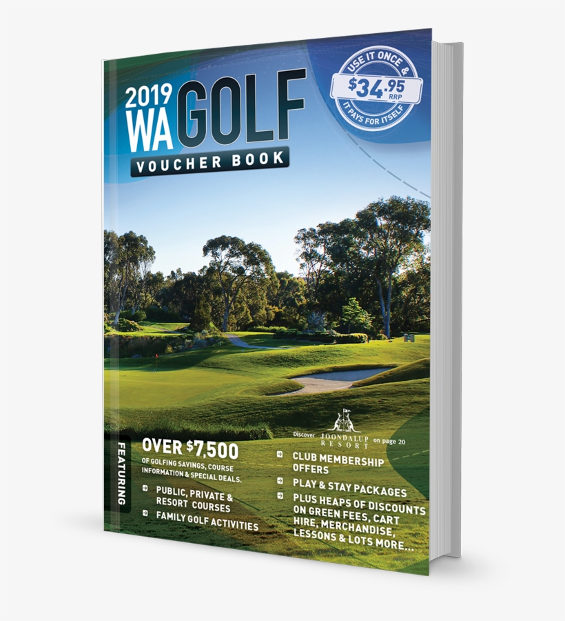 2019 Wa Golf Voucher Book - Book, transparent png
