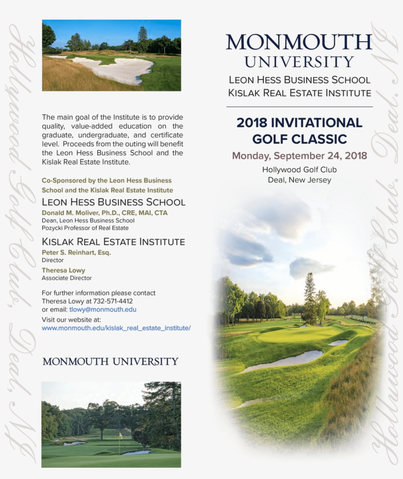 2018 Golf Outing Promo - Monmouth University, transparent png