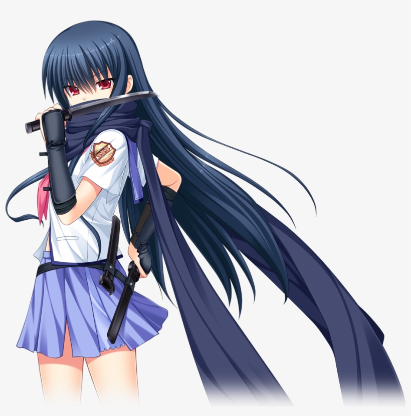 1 Reply 0 Retweets 6 Likes - Anime Girl Dark Blue Hair, transparent png