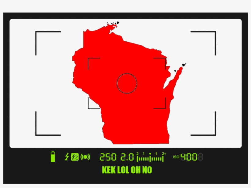 Post - No Background Wisconsin Outline, transparent png