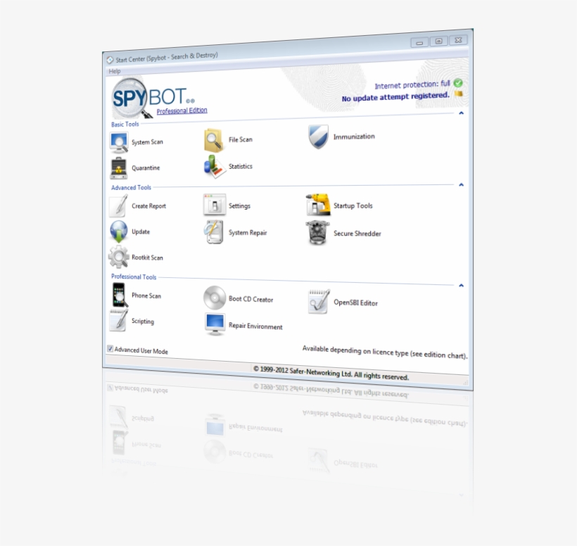 Spybot Search And Destroy - Spybot Search And Destroy 2.6, transparent png