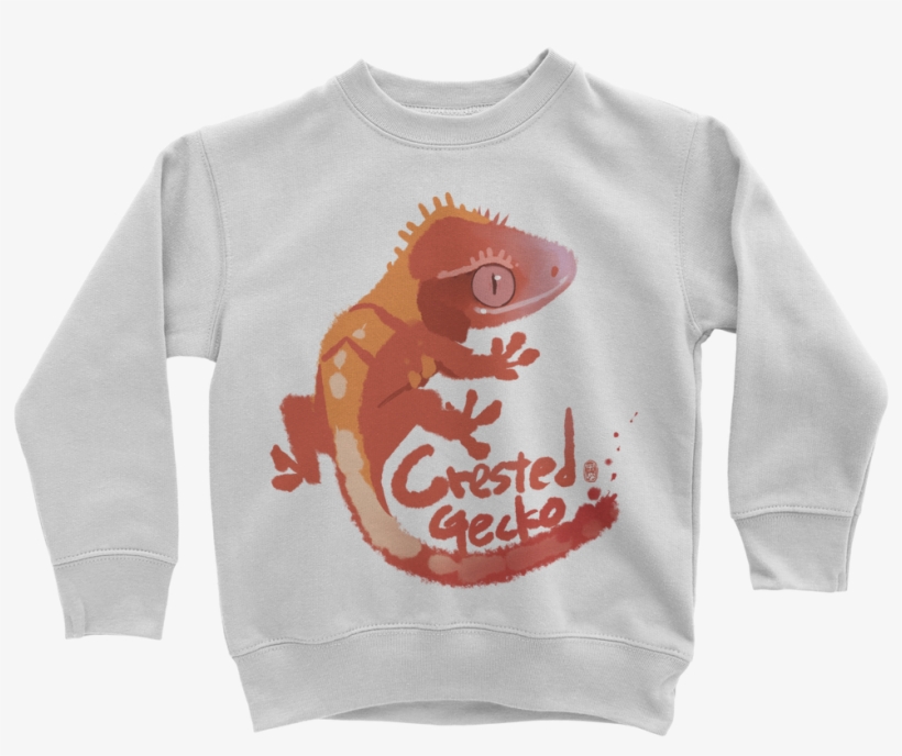 Is002 Crested Gecko ﻿kids Sweatshirt - One Less Car Kids Sweatshirt - White/8 Year, transparent png
