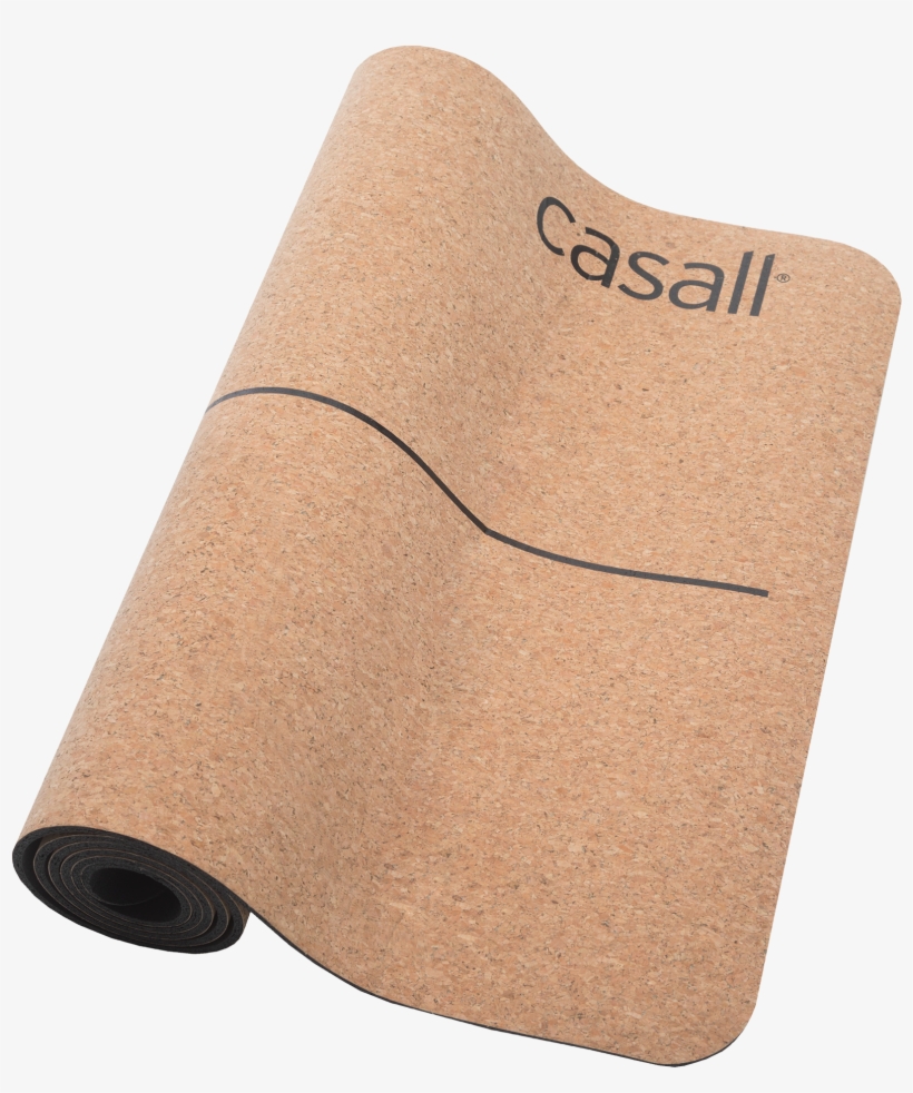 Yoga Mat Natural Cork 5mm - Gymmatta Casall, transparent png