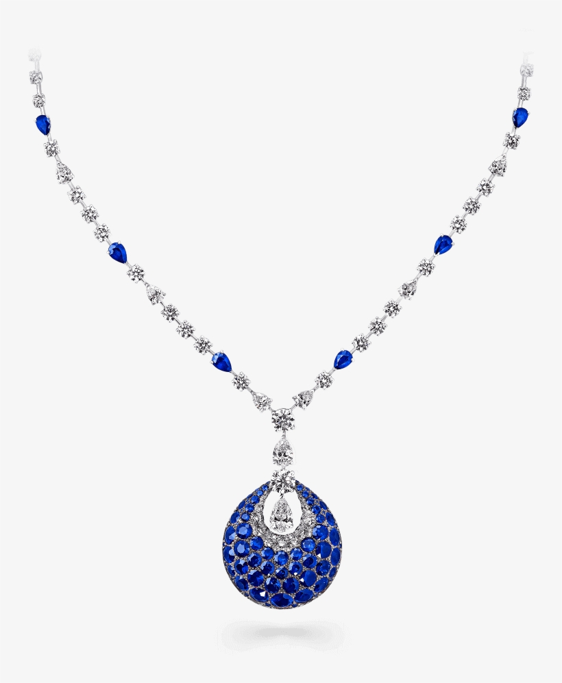A Graff Bombe Classic Necklace Featuring A Tear Drop - Short Mangalsutra Designs Latest, transparent png