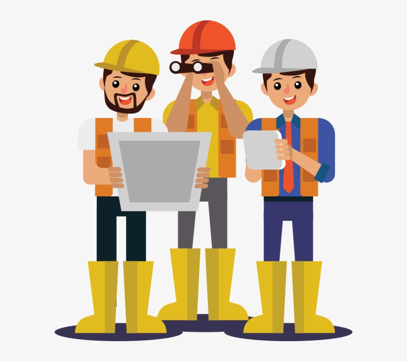 Worker Vector Construction Team - Construction Contractor, transparent png