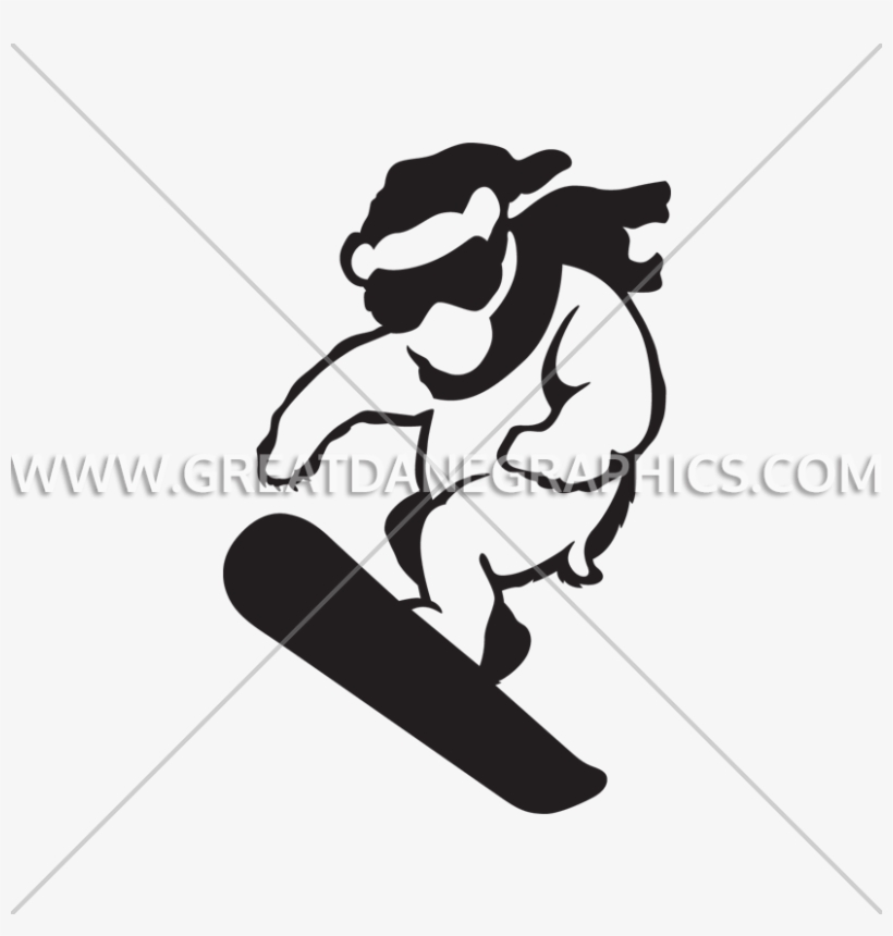 Polar Bear Production Ready Artwork For T - Snowboarding, transparent png