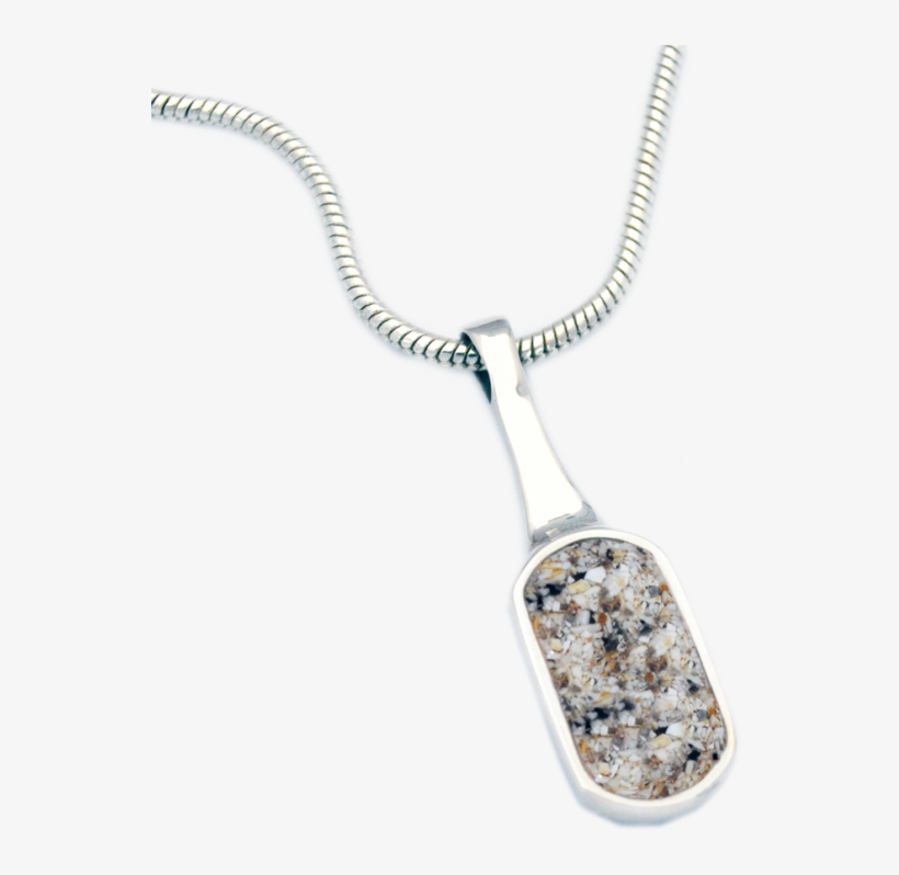 Custom Crafted Small Oblong Pendant Sterling Silver - Pendant, transparent png