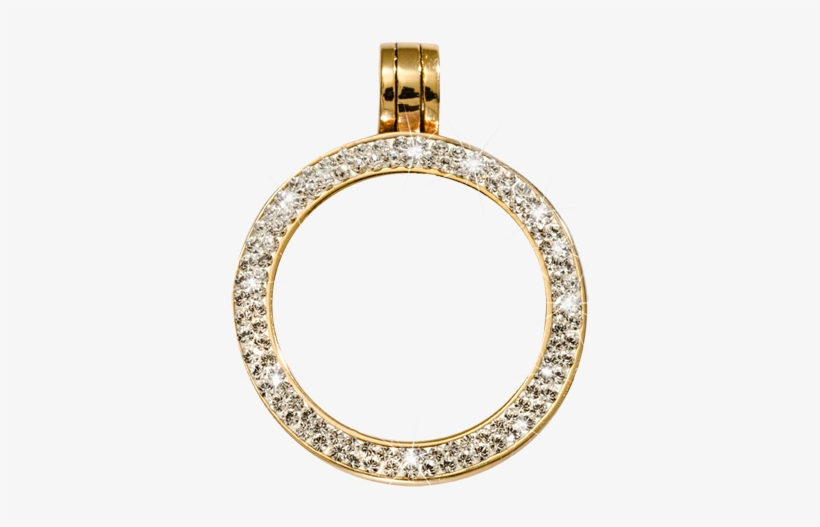 Small Coin Carrier - Nikki Lissoni Rose Gold Plated Swarovski Crystal Coin, transparent png