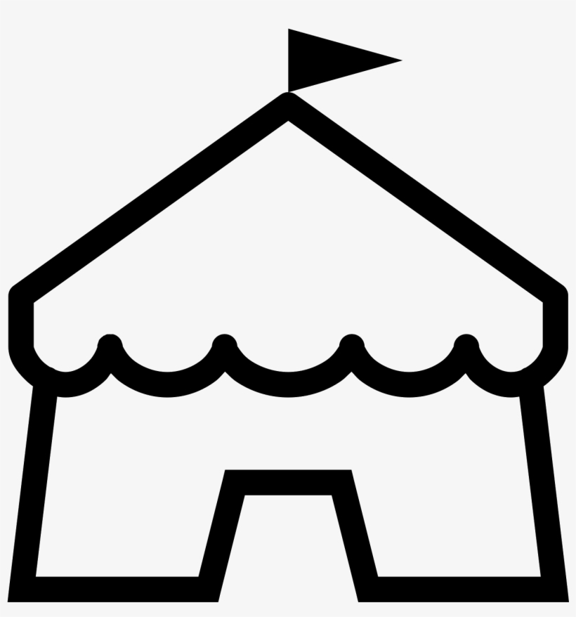 Namiot Cyrkowy Icon - Icon Chapiteau Png, transparent png