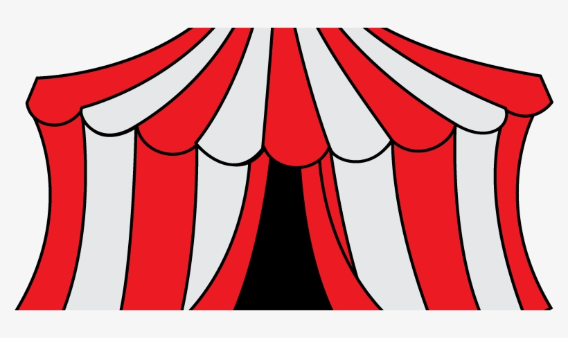 Red Circus Tent Clipart, transparent png