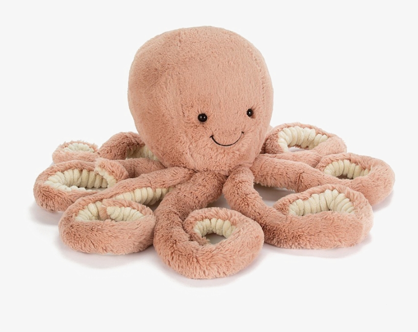Octopus Toy Png Transparent Image - Jellycat Odell Octopus Toy, transparent png