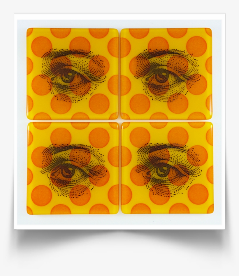 Eye Polka Dot Coasters, transparent png