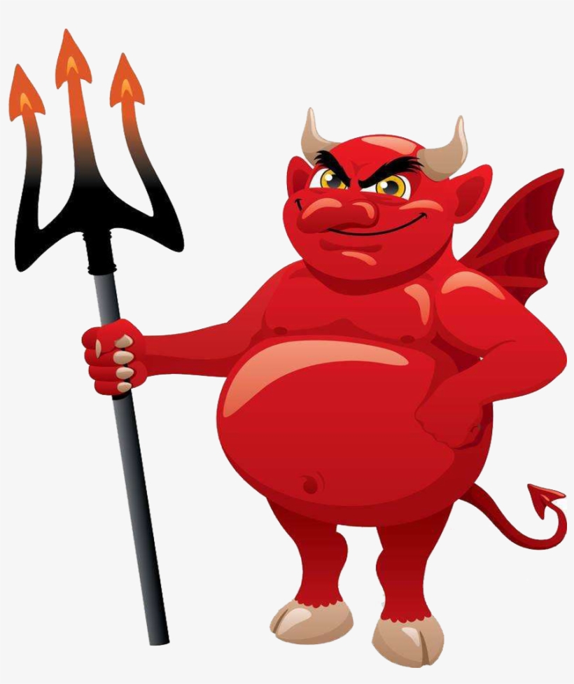 Devil Satan Cartoon Clip Art The Proboscis - Cartoon Devil Transparent Background, transparent png