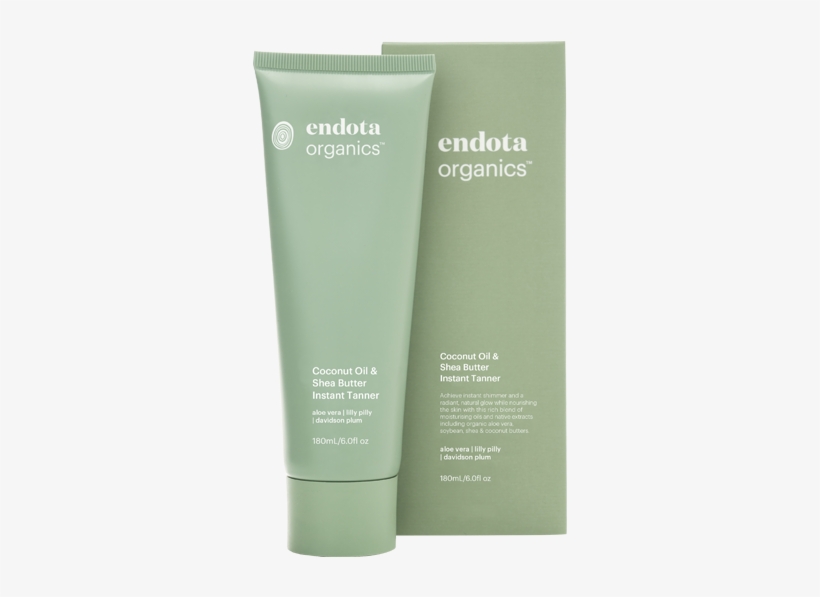 Coconut Oil & Shea Butter Instant Tanner 180ml - Endota Spa, transparent png