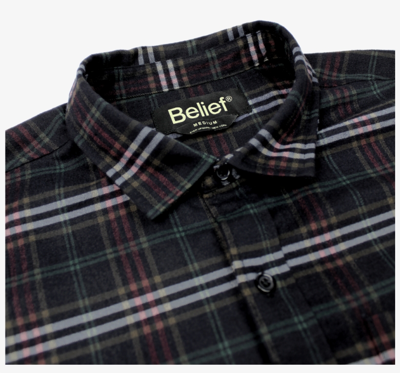 Camper Flannel - Black Multi - New York City, transparent png