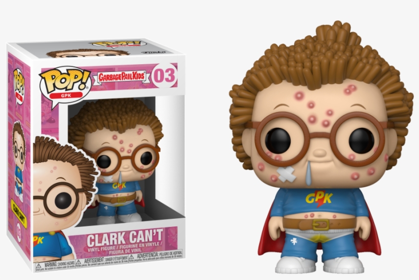 Pop Figure Garbage Pail Kids Clark Can't - Clark Can T, transparent png