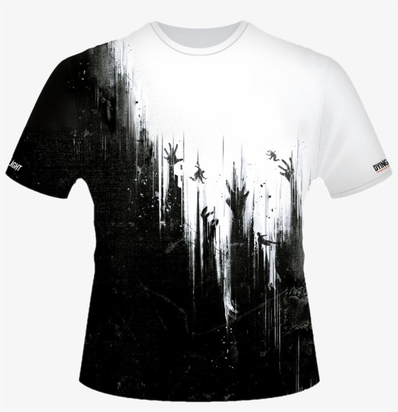 Dying Light T-shirt Black & White - Dying Light Merch, transparent png