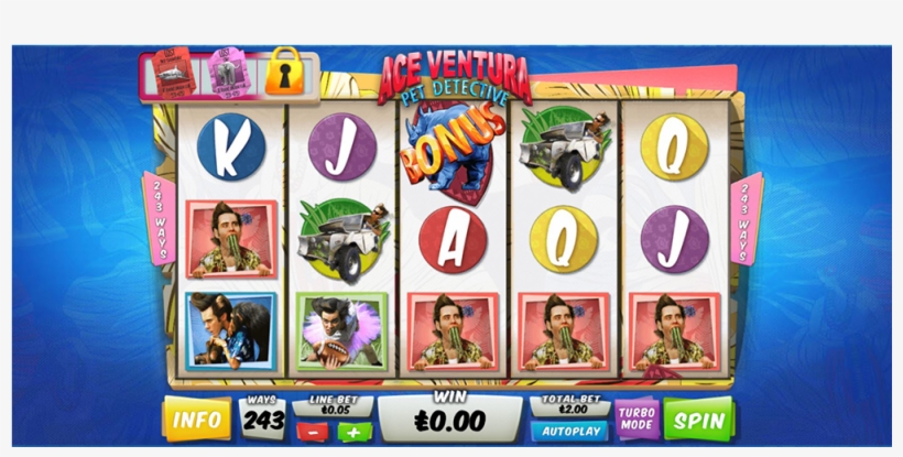 This 5-reel 243 Ways Slot Game Of Jim Carrey's Smash - Banner, transparent png