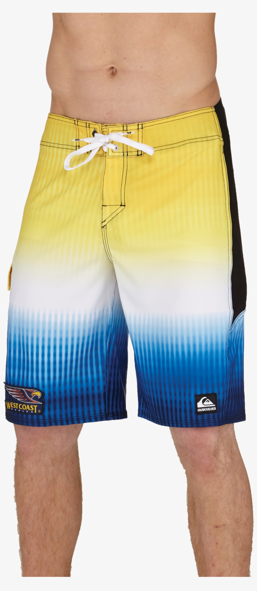 West Coast Eagles 2015 Men's Quiksilver Boardshorts, transparent png