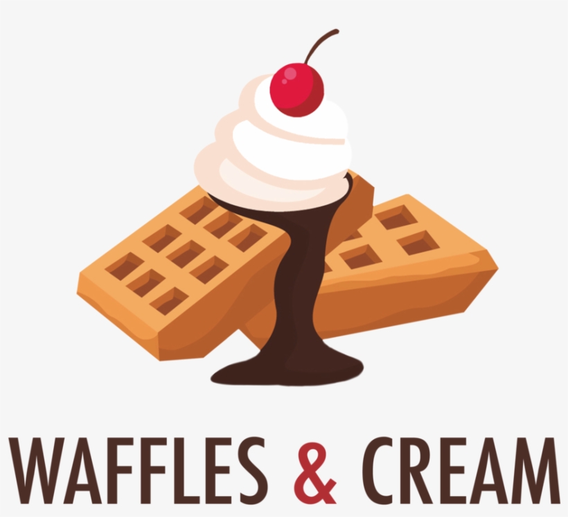 Waffles And Cream, Transparent Background - Waffle, transparent png