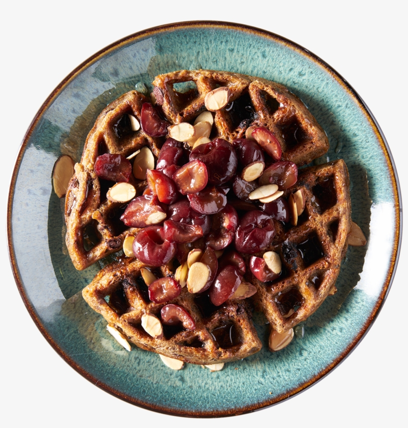 Cherry Waffle Plate - Waffle, transparent png