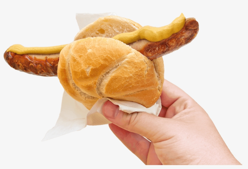Post - Thüringer Rostbratwurst Mit Brötchen, transparent png