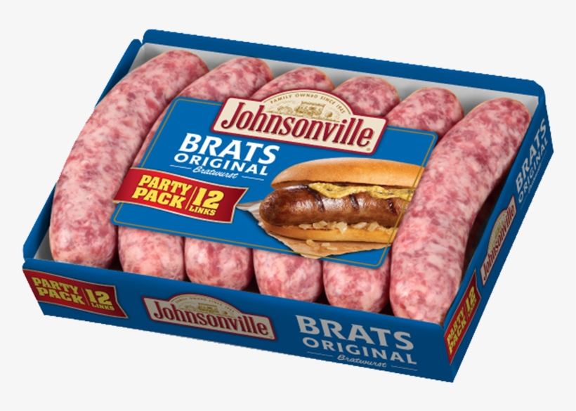 Original Brats Party Pack Johnsonville Original Brats 45.6 Oz Box