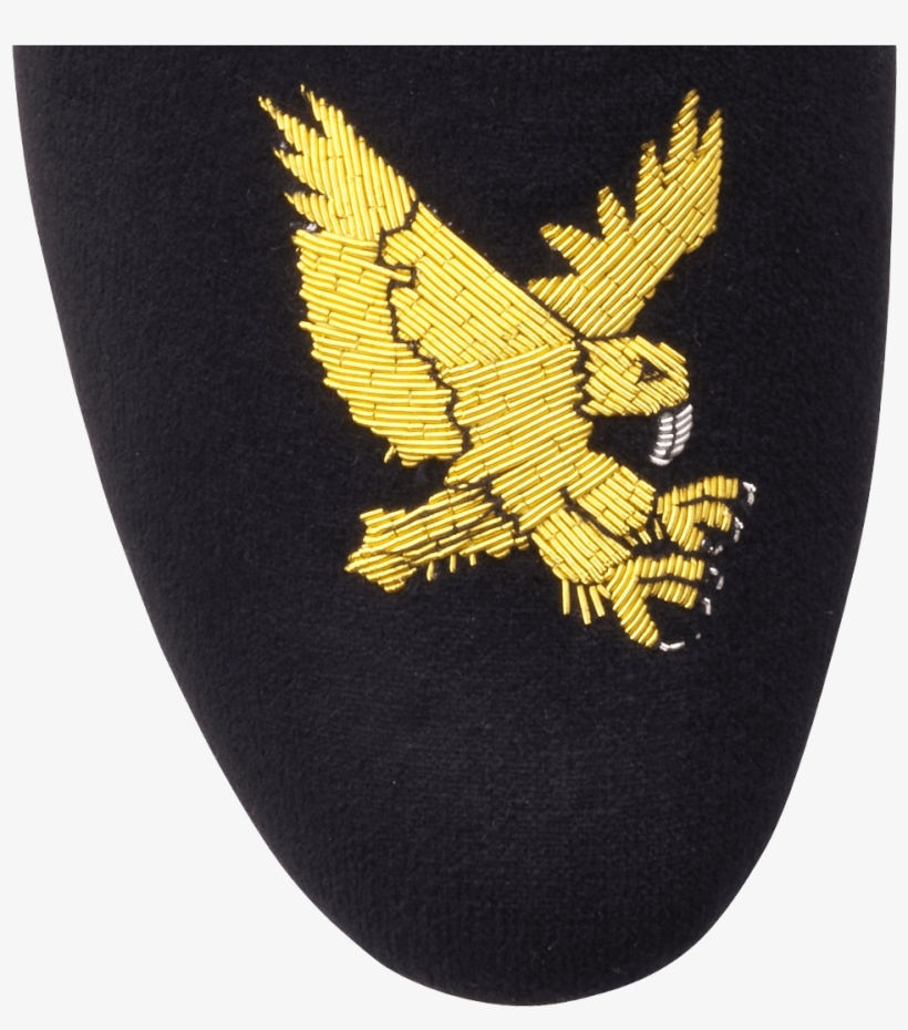 Embroidery Or Gold Work - Velvet Slippers With Eagle, transparent png