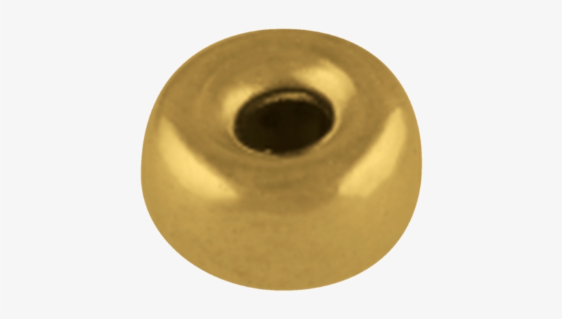 Rondelle Shaped Bead 585/ Yellow Gold - Jewellery, transparent png