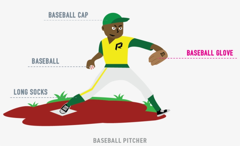 For Example, A Catcher's Glove Is Much Bigger And Has - Baseball, transparent png