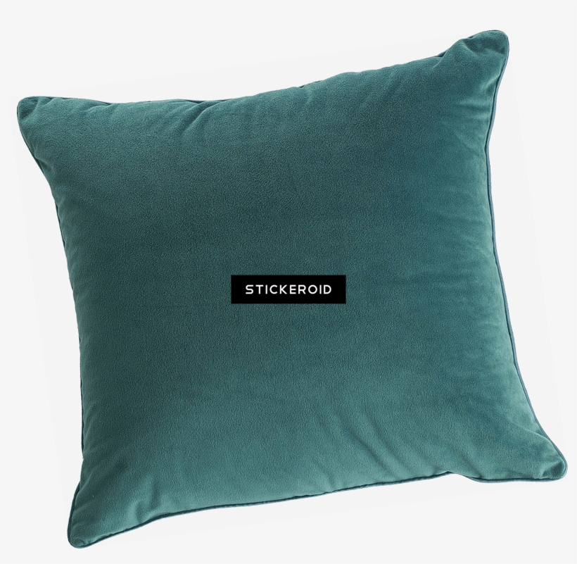 Green Pillow - Throw Pillow, transparent png