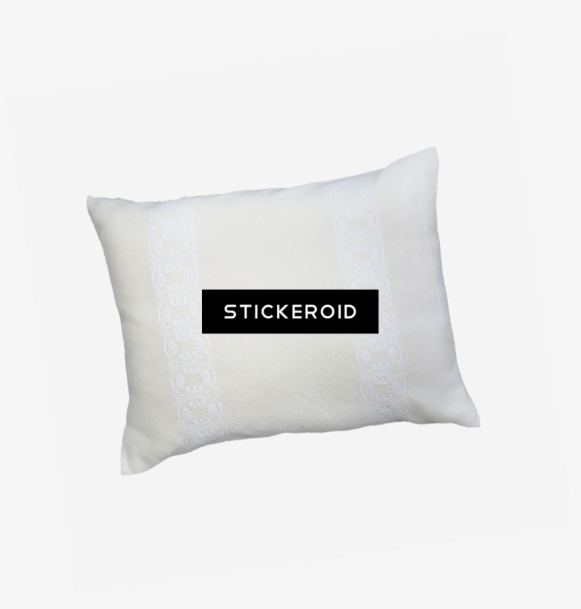 White Pillow - Cushion, transparent png