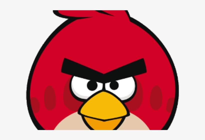 Hard Rock Clipart Angry - Red Classic Angry Birds, transparent png