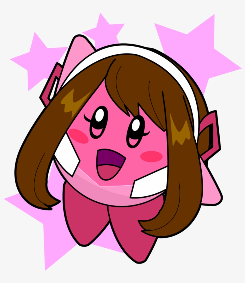 Artworkochako Kirby - Drawing, transparent png