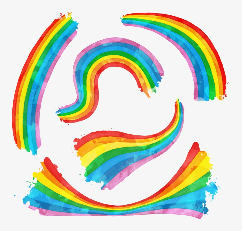 Frame Rainbow Color الوان إطار قوس قزح Freetoedit - Rainbow, transparent png