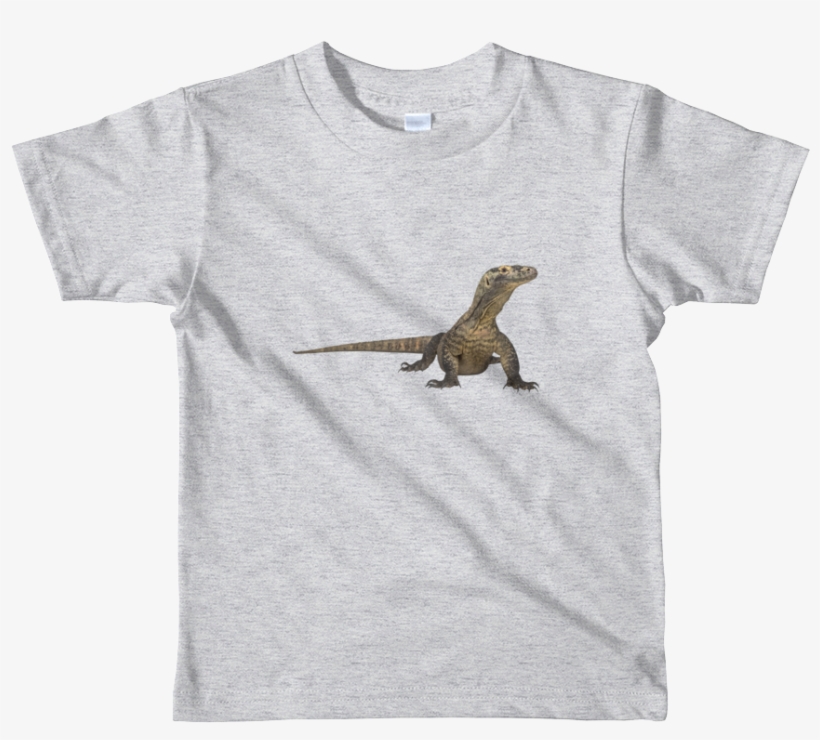 Komodo Dragon Print Short Sleeve Kids T Shirt - Shirt Christmas Funny, transparent png