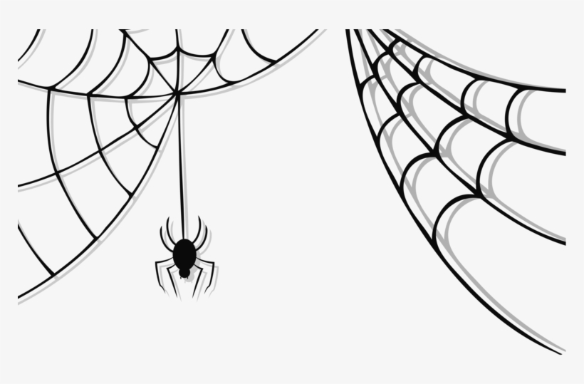 Cute Spider Png Image - Halloween Spider Web Clipart, transparent png