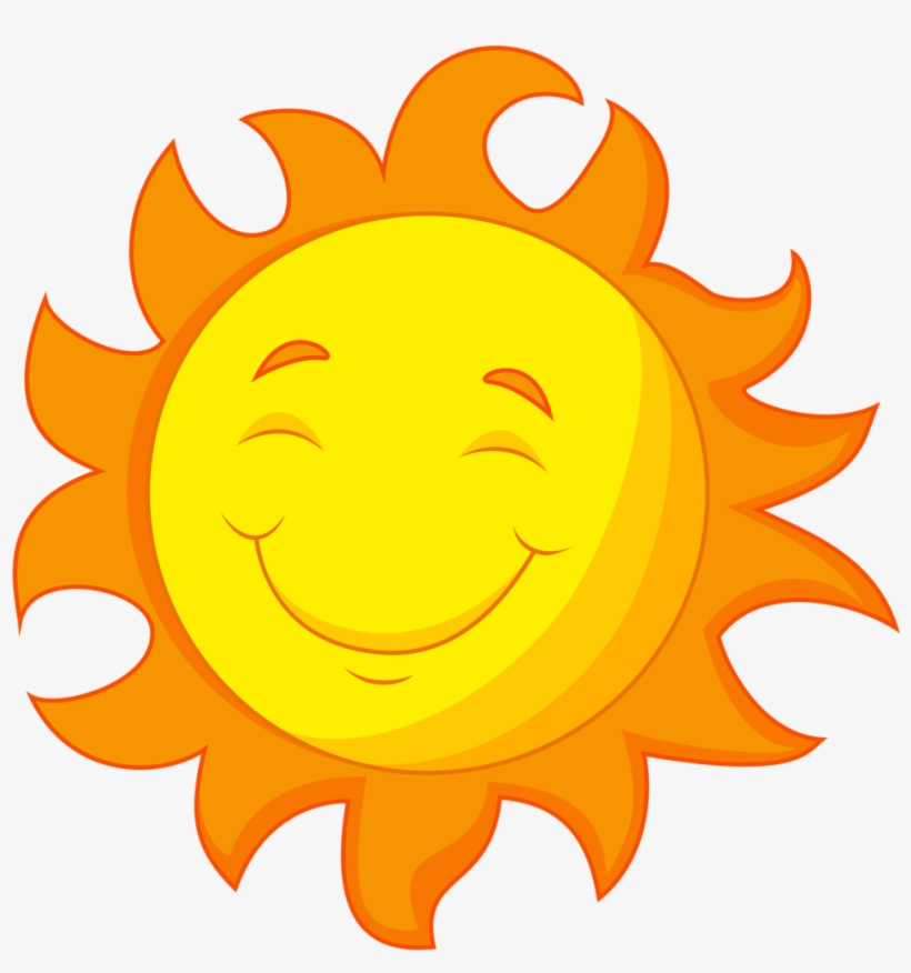 Good Morning Sunshine, Let Your Light Shine - Yellow & Orange Sun Clipart, transparent png