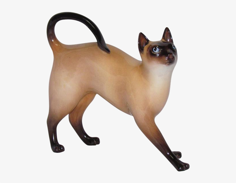 Royal Doulton Porcelain Siamese Cat - Cat, transparent png