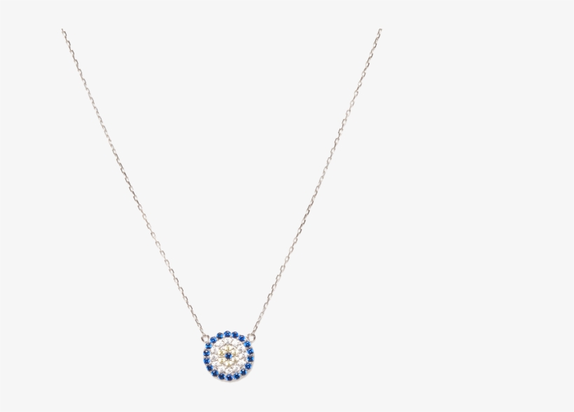 Round Evil Eye Necklace, transparent png