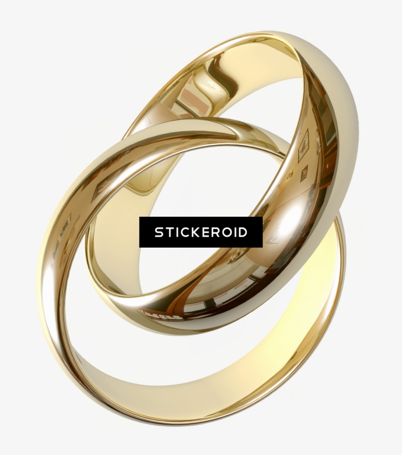 Gold Ring Jewelry - Wedding Rings, transparent png