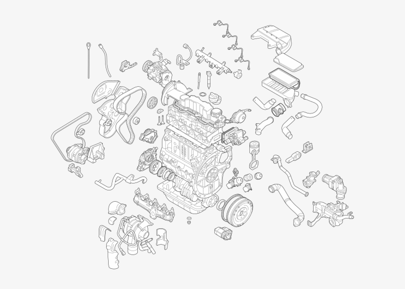Genuine Peugeot Alternator - Pipe, transparent png