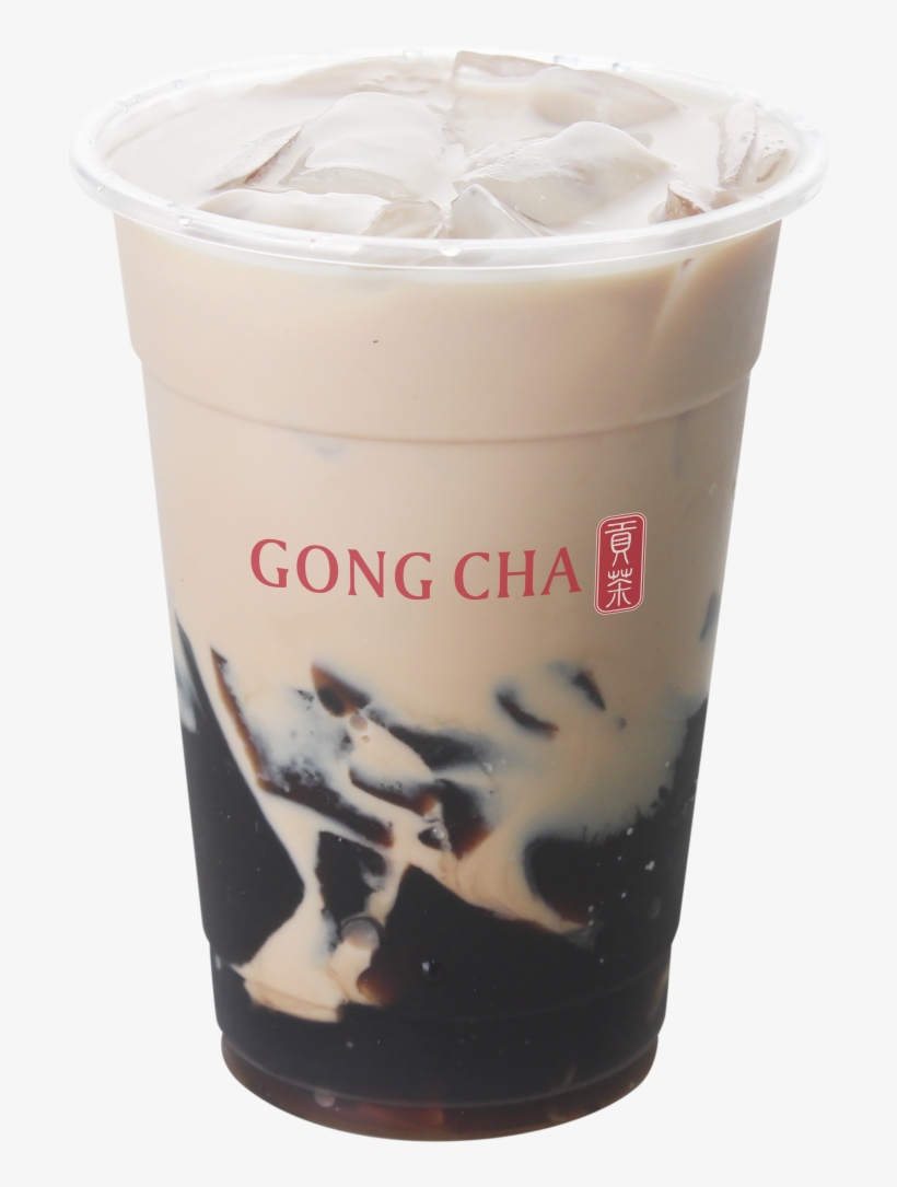 Milk Tea With Herbal Jelly Gong Cha Milk Tea With Herbal Jelly