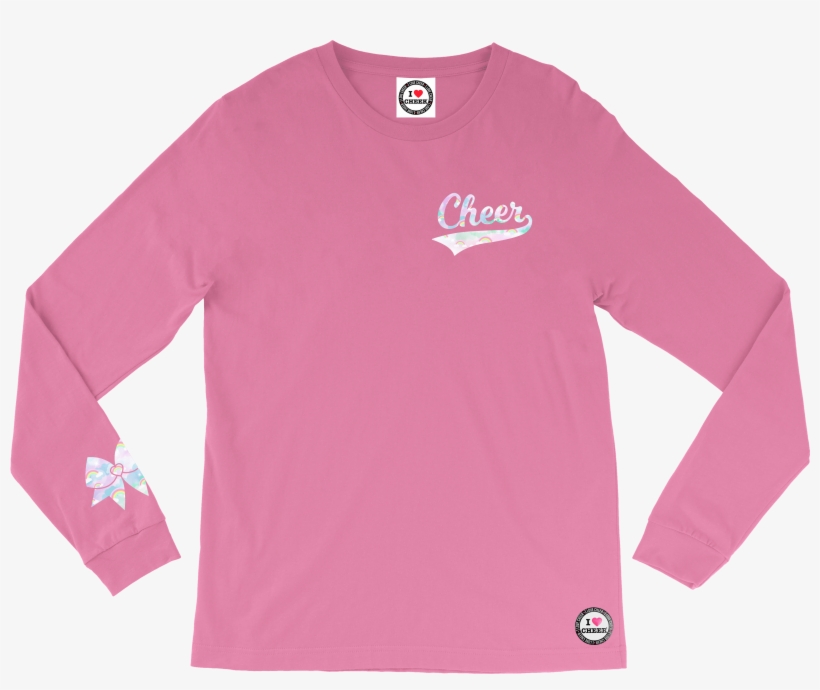 Kids Candyfloss Pink Unicorn Sky I Love Cheer® Spirit, transparent png