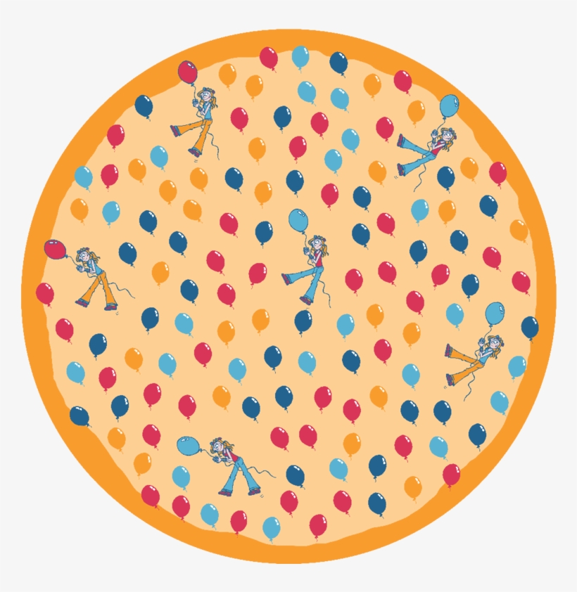 Balloons Round Placemat, transparent png