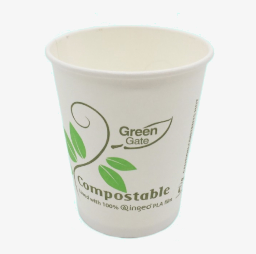 8oz Paper Cup With Pla Coating - Cup - 661x761 PNG Download - PNGkit