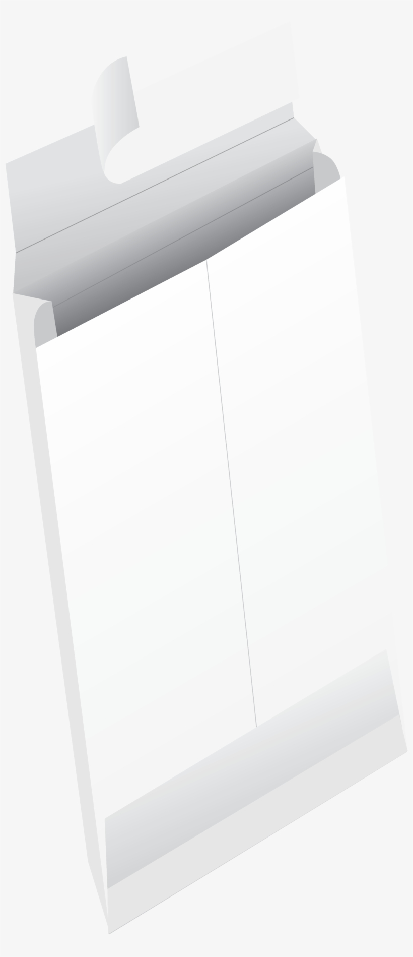 Zip Stick® Flaps Folded V-bottom Style 250/carton - Parallel, transparent png