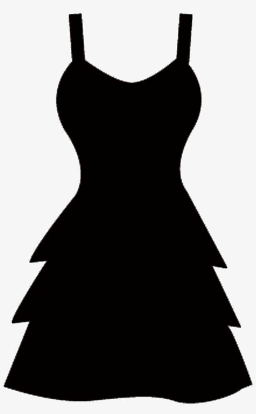 Jackets & Coats - Little Black Dress Clipart, transparent png