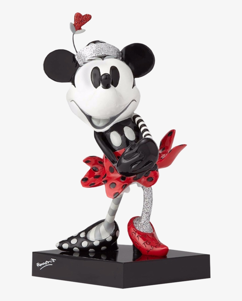 Minnie Mouse 7” Statue By Romero Britto - Steamboat Minnie, transparent png