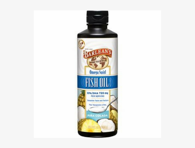 Barlean's - Omega Swirl Omega-3 Fish Oil Pina Colada, transparent png